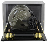 Bills Stefon Diggs Signed Salute To Service Speed Mini Helmet W/ Case BAS Wit
