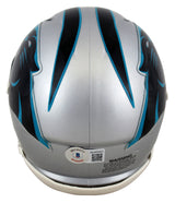 Panthers Luke Kuechly Authentic Signed Speed Mini Helmet BAS Witnessed