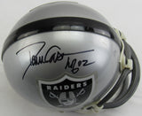 Dave Casper Signed Rawlings Auto Mini Helmet JSA R38744