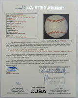 1998 World Series Yankees Signed Auto Rawlings Baseball Derek Jeter Joe Torre Mariano Rivera Tim Raines +22 JSA LOA YY51965