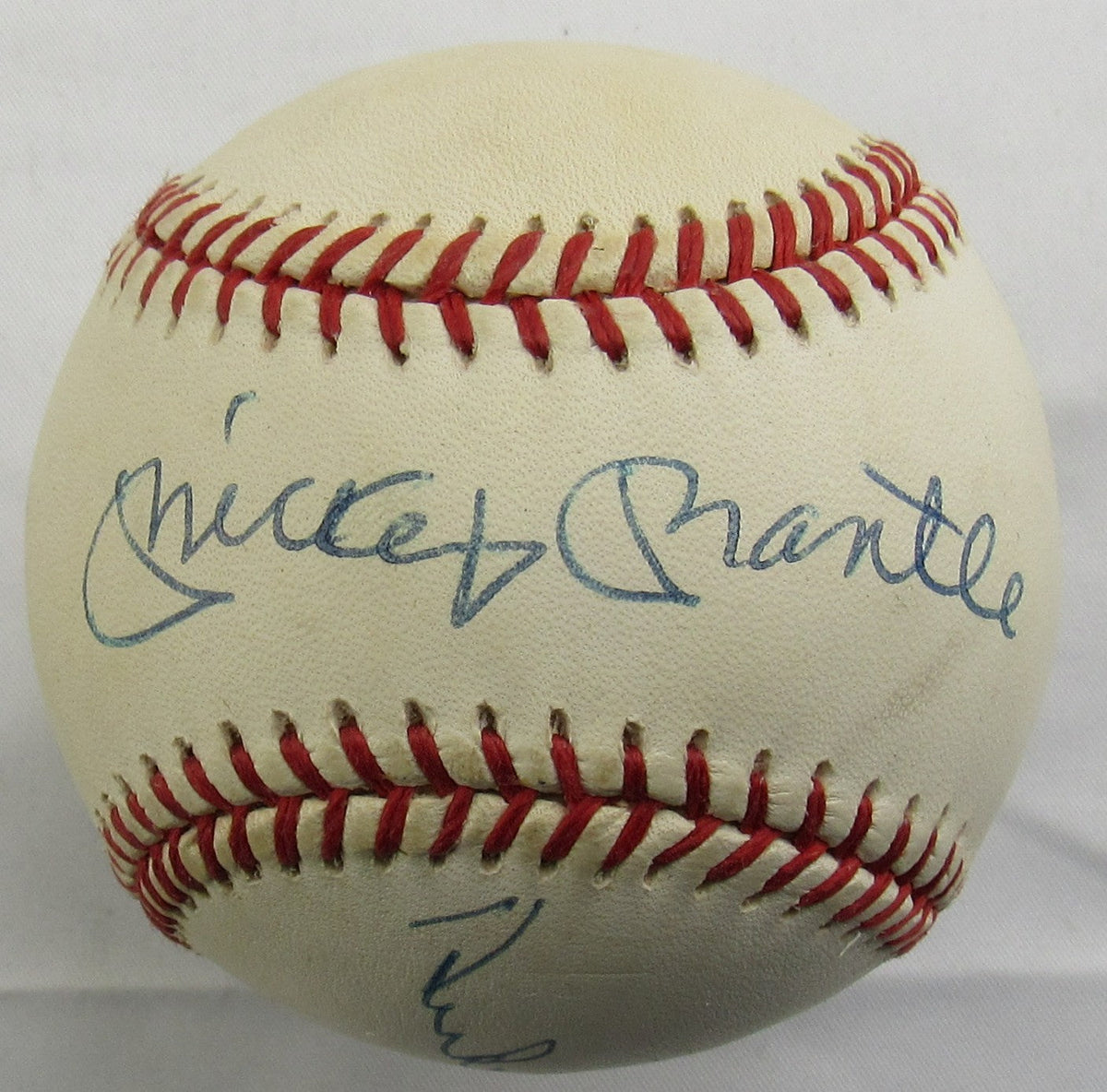 Mickey Mantle Willie Mays Duke Snider Signed Auto Rawlings Baseball JSA LOA ZZ85312