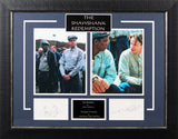 Morgan Freeman & Tim Robbins The Shawshank Redemption Signed Framed Display BAS