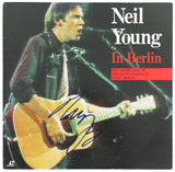 Neil Young Authentic Signed In Berlin Laserdisc Cover W/o Disk BAS #AA46422