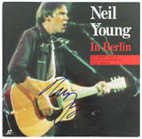 Neil Young Authentic Signed In Berlin Laserdisc Cover W/o Disk BAS #AA46422