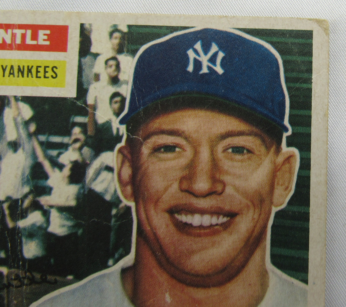 1956 Topps Mickey Mantle Baseball Card #135 - Low Grade Copy