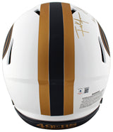 49ers Patrick Willis & Frank Gore Signed Lunar F/S Speed Proline Helmet BAS Wit