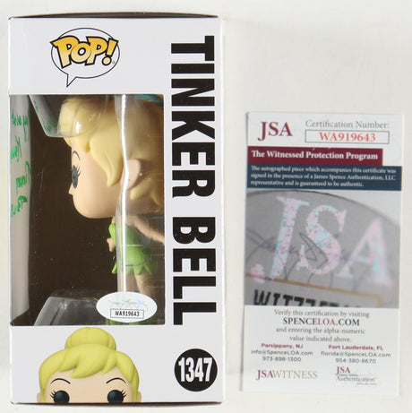 Margaret Kerry Signed "Peter Pan" #1347 Tinker Bell Funko Inscribed "Tinker Bell" (JSA)