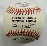 Hank Aaron Signed Auto Rawlings Baseball PSA AQ80834