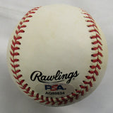 Hank Aaron Signed Auto Rawlings Baseball PSA AQ80834