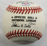 Hank Aaron Signed Auto Rawlings Baseball PSA AQ80833