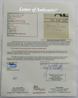 Muhammad Ali Signed Cut JSA LOA ZZ63173