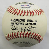 Hank Aaron Signed Auto Rawlings Baseball PSA AQ80835