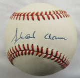 Hank Aaron Signed Auto Rawlings Baseball PSA AQ80831