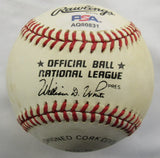 Hank Aaron Signed Auto Rawlings Baseball PSA AQ80831