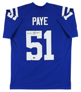 Kwity Paye Authentic Signed Blue Pro Style Jersey Autographed BAS Witnessed