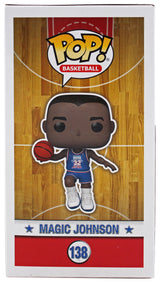 Magic Johnson Signed 1992 ASG #138 Funko Pop Vinyl Figure w/ White Sig BAS Wit