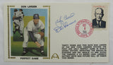 Yogi Berra Don Larsen Signed Auto Envelope JSA CM07355