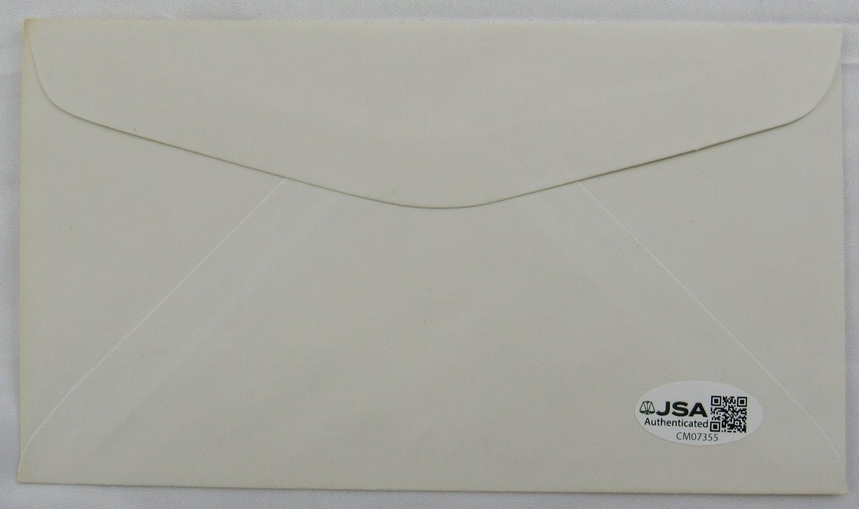 Yogi Berra Don Larsen Signed Auto Envelope JSA CM07355