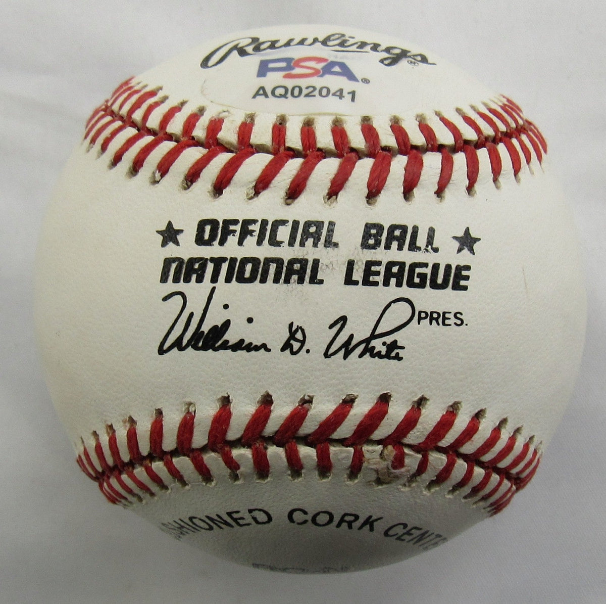 Willie Mays Signed Auto Rawlings Baseball PSA AQ02041