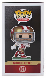 49ers George Kittle Authentic Signed #167 Funko Pop Vinyl Figure BAS Witnessed