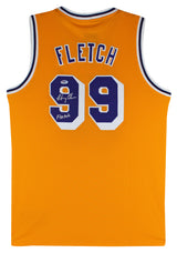 Chevy Chase "Fletch" Authentic Signed Yellow Pro Style Dri-Fit Jersey PSA Itp