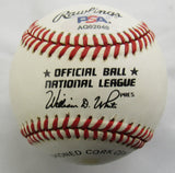 Willie Mays Signed Auto Rawlings Baseball PSA AQ02040