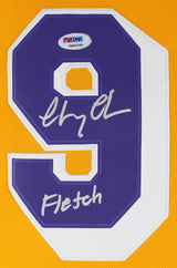 Chevy Chase "Fletch" Authentic Signed Yellow Pro Style Dri-Fit Jersey PSA Itp