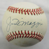 Joe DiMaggio Signed Auto Rawlings Baseball PSA LOA AR05668