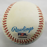 Joe DiMaggio Signed Auto Rawlings Baseball PSA LOA AR05668
