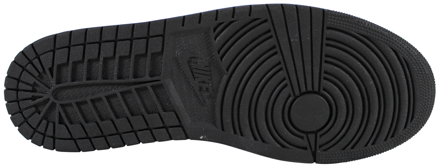 Magic Johnson Signed Right Nike Air Jordan 1 2022 Lakers Shoe w/ Case BAS Wit