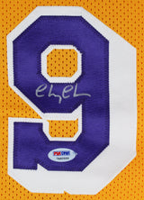 Chevy Chase Fletch Authentic Signed Yellow Pro Style Jersey PSA/DNA Itp