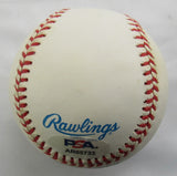 Joe DiMaggio Signed Auto Rawlings Baseball PSA LOA AR056733