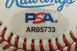 Joe DiMaggio Signed Auto Rawlings Baseball PSA LOA AR056733