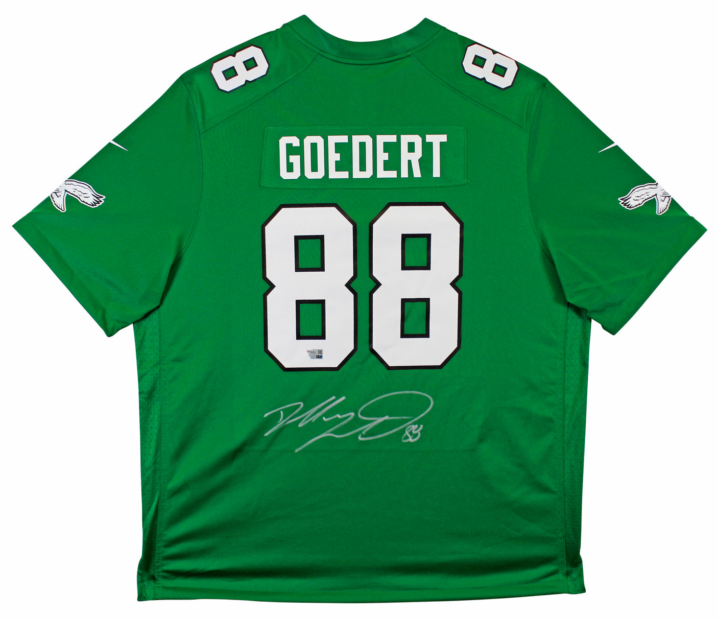 Eagles Dallas Goedert Authentic Signed Kelly Green Nike Game Jersey Fanatics