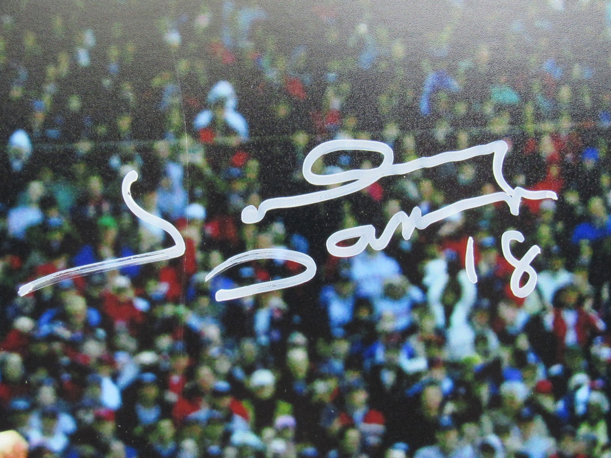 Johnny Damon Signed Auto 11x14 Photo JSA CM07412