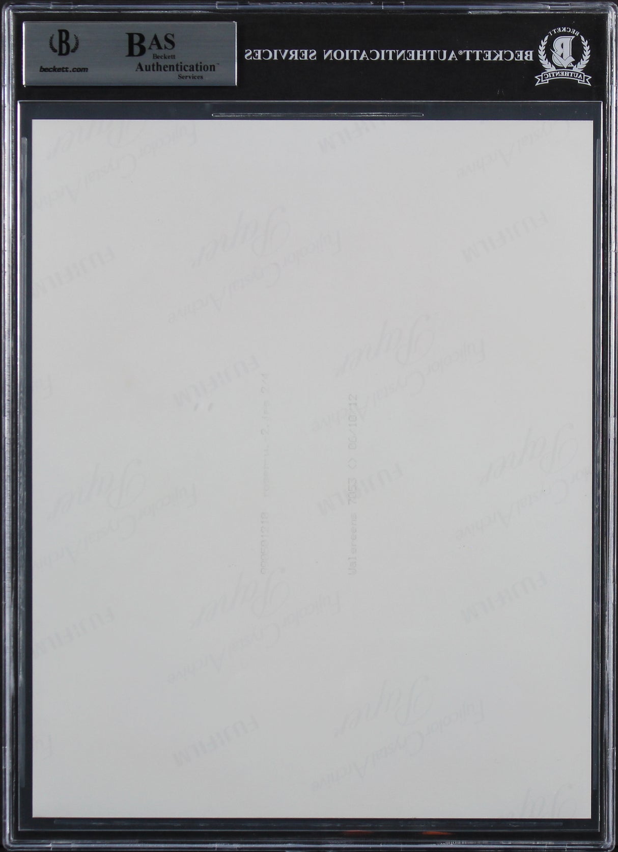 Roger Waters Pink Floyd Authentic Signed 8x10 B&W Photo Autographed BAS Slabbed