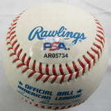 Ted Williams Signed Auto Rawlings Baseball PSA LOA AR056734