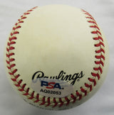 Carl Hubbell Signed Auto Rawlings Baseball PSA AQ02053