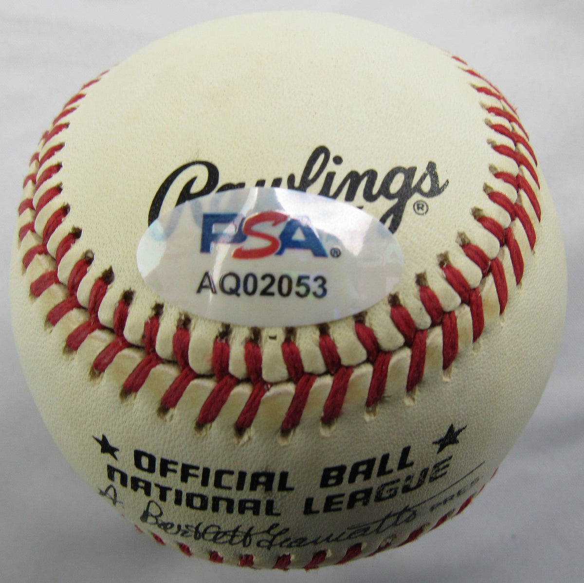 Carl Hubbell Signed Auto Rawlings Baseball PSA AQ02053