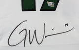 Jets Garrett Wilson Authentic Signed White Nike Game Jersey Autographed Fanatics
