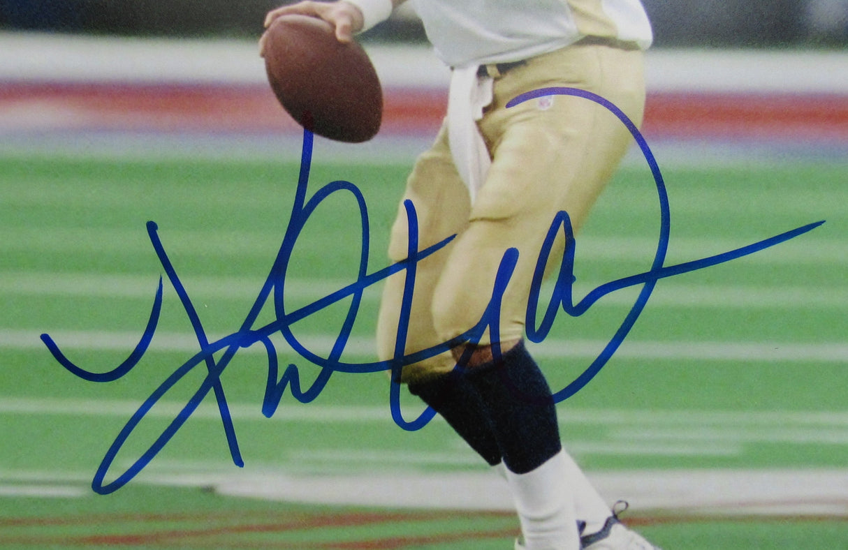 Kurt Warner Signed Auto 11x14 Photo JSA CM07420