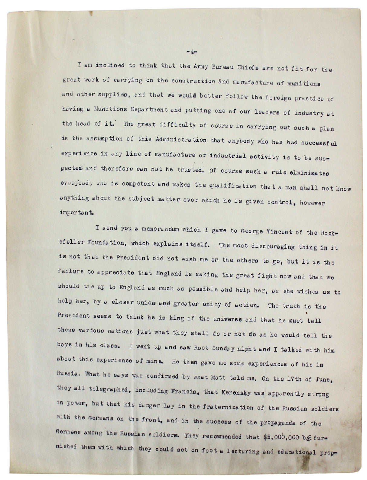 William H. Taft Signed 6 Page 8x10.5 Letter Dated December 24, 1917 BAS #A39056