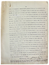 William H. Taft Signed 6 Page 8x10.5 Letter Dated December 24, 1917 BAS #A39056