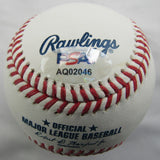 Max Fried Signed Auto Rawlings Baseball PSA AQ02046