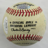 Pete Rose Ernie Banks Sandy Koufax +3 Signed Auto Rawlings Baseball JSA LOA ZZ75399