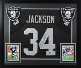 Bo Jackson Authentic Signed Black Pro Style Framed Jersey Autographed BAS
