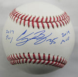 Cody Bellinger Signed Auto Rawlings Baseball w/ Insc PSA AQ02050