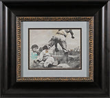 Tigers Ty Cobb Authentic Signed Framed 7x9 Newspaper Photo JSA & BAS #AC17562