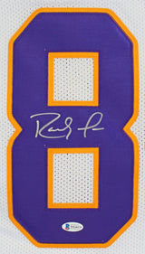 Randy Moss Authentic Signed White Pro Style Jersey Autographed BAS Witnessed