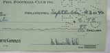 Bert Bell Multi Signed Auto Eagles Check JSA CM07467